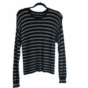 Ardene Black&White Striped Sweater